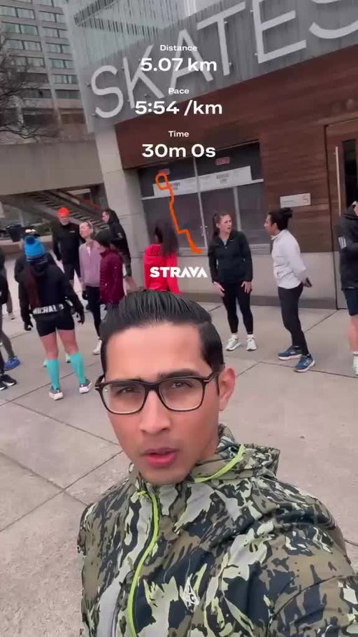 Official Toronto Marathon shakeout done this morning.

Bit cold, but that’s exactly what these shakeout runs are for. Get the legs moving, test the feel, settle the nerves.

Looks like it’s shaping up to be a great day tomorrow.

Good luck again to everyone lining up.

Let’s get it! 
#TorontoMarathon #ShakeoutRun #TorontoMarathon2026