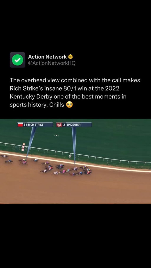 Could watch this 100 times 😍

#betting #sportsbetting #horseracing #kentuckyderby #horserace