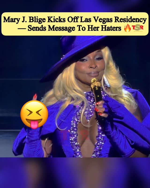 #PressPlay: Let em know! 🗣️ During her Las Vegas Residency, #MaryJBlige gave a speech about not caring what others think about her. (📸: @JPASC24) ✍🏾: #TSRStaffLG