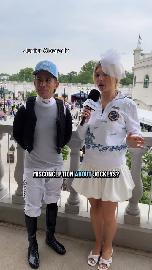 🐎🙂‍↕️ #jockey #interview #kentuckyderby #horses Bet #TwinSpires @TwinSpires