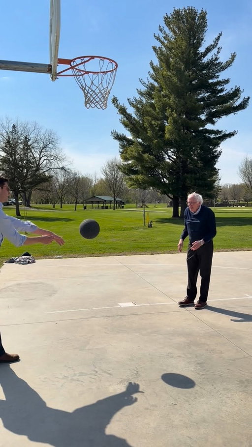 Warming up in a local Minnesota park for the rally with peggyflanagan.