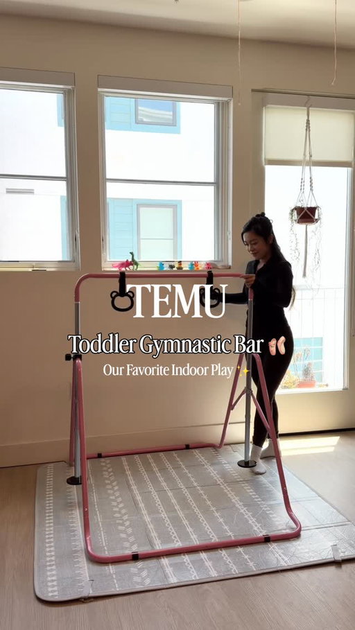 Strong little bodies, big confidence 💪✨
This foldable gymnastics bar has been a game changer at home, super easy to set up, folds away in seconds, and perfect for burning all that toddler energy 🤸 

🔥Download TEMU APP and search CODE
💕 keg9364💕or
🔗Shop the link:https://app.temu.com/k/pfteksmlw56
🧺Get a lightning deal with qualifying orders! T&Cs apply

#temu #temufinds #temulifestyle #temuholidayfinds #temuholidayseason gymnastics toddler activities