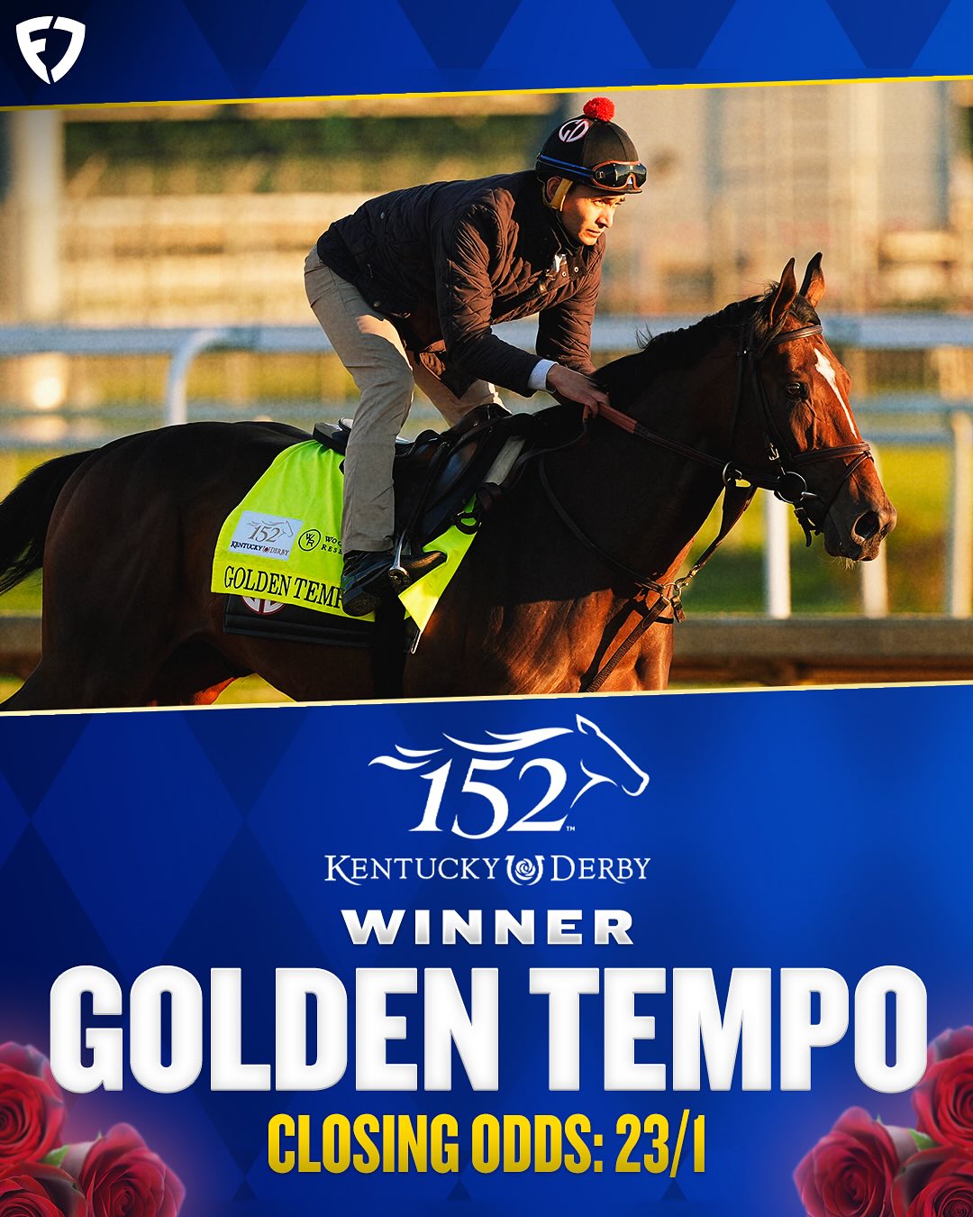 GOLDEN TEMPO WINS THE KENTUCKY DERBY 🏆

#KyDerby | #HorseRacing | #Sports