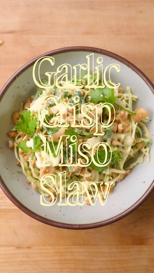Cole slaw has to be my favorite way of making fresh rich salads that are packed with flavor and body. The garlic crisp and peanuts make this dish irresistible!

Recipe drops next Saturday on my substack newsletter - link in bio 🔝