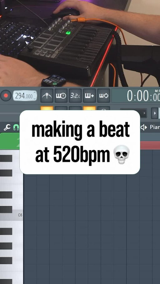 Making a beat at 520bpm💀
#ﬂstudio #flstudio20 #musicproduction