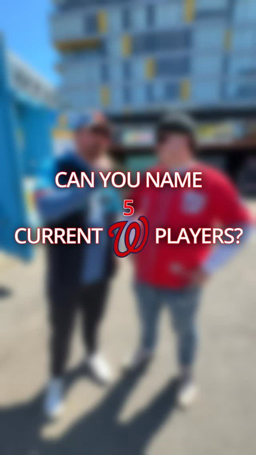 They couldn’t name a single #Nationals player 😂

#mlb #baseball #trivia #dmv