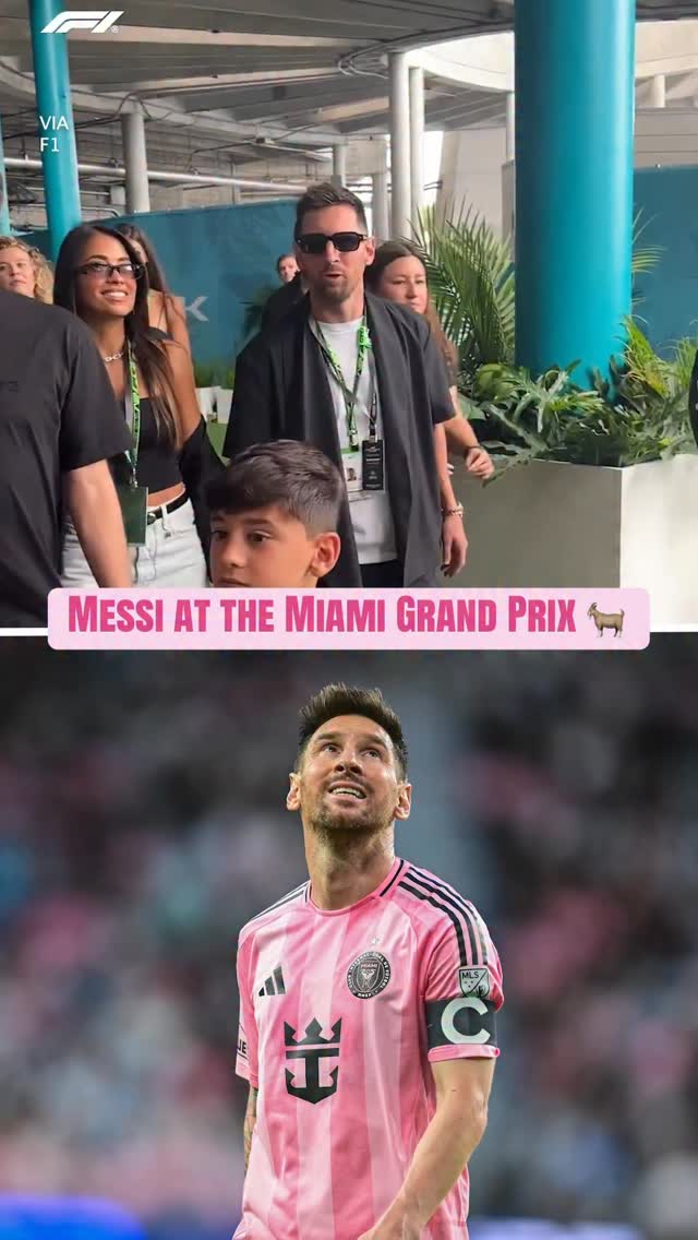 Lionel Messi stepping into the F1 scene this weekend 😎🏁

(via @f1)