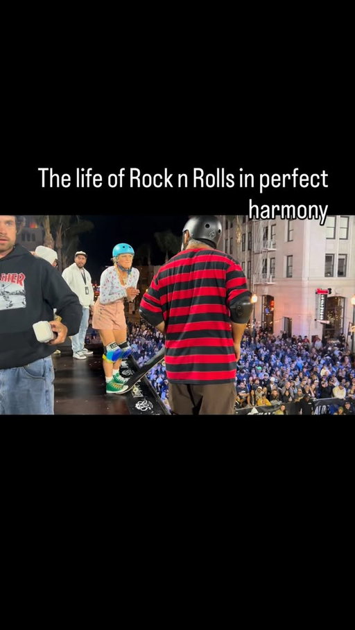You watch generations grow up we all take time to teach each other the orgins of #style #perfection and understanding the progression to get anywhere from the smallest transitions to the biggest showcases and contests of the world. These folks here at the @jackalopefest here in Ventura where plenty of people can appreciate one @stevecaballero and @brycewettstein #rocknroll #skateboarding