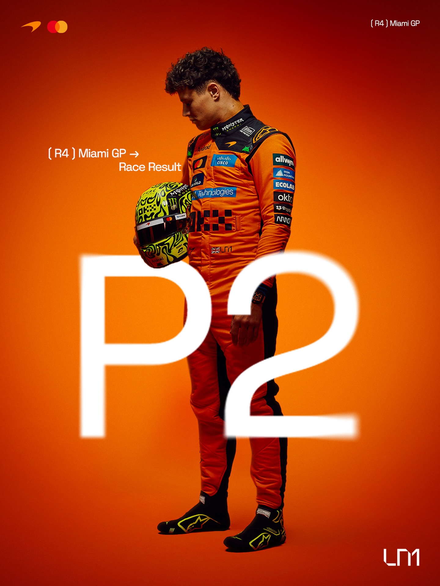 The first Grand Prix podium of ‘26 for LN1 🧡

#McLarenF1