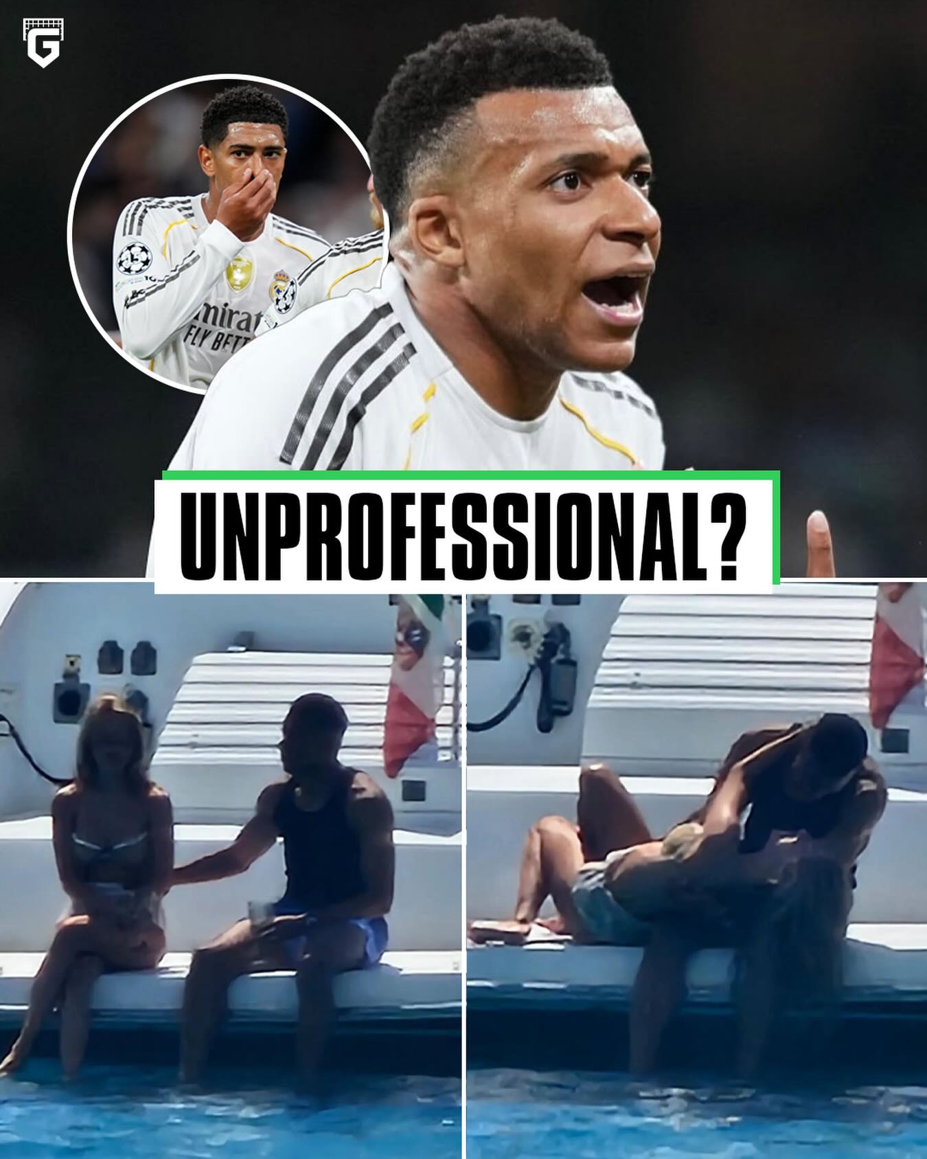 The Real Madrid dressing room considers Kylian Mbappé’s attitude to be UNPROFESSIONAL. ❌🤯😳

Some players simply do not understand his behaviour…

In particular, his decision to go on holiday to Italy with his girlfriend while the season is still ongoing.

(Source: El Mundo)