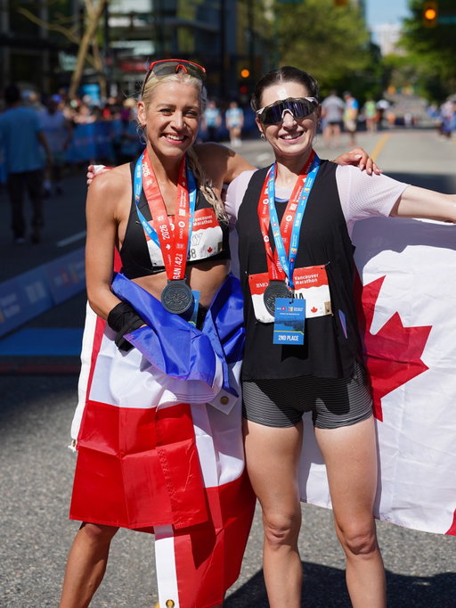 Iron sharpens iron! 👏

Dayna Pidhoresky runs 2:33:27 to finish runner-up behind Mikky Keetel at the BMO Vancouver Marathon. Dayna owns four of the five fastest times in event history and both women dip under the previous record! 

Find your results online and celebrate!

Results: bmovanmarathon.ca/results-2026

Photos: bmovanmarathon.ca/photos