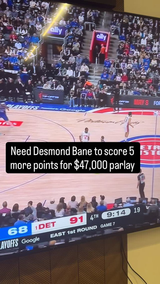 The end is INSANE 😳 

#magic #nbaplayoffs #pistons #desmondbane