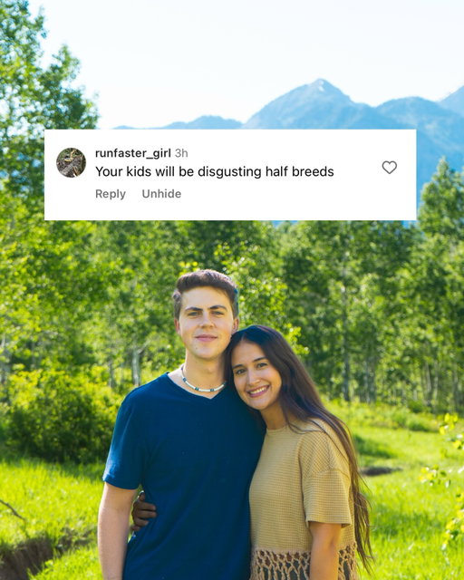 It’s actually wild the kind of comments we get just for being from different countries and different skin tones.

We don’t usually post this stuff because we like keeping things positive and just sharing our life and travels, but the reality is we get comments like these all the time. 

Honestly, these comments don’t affect us but it’s still crazy that people feel comfortable saying things like this, and we know we’re not the only ones getting them. There are so many couples in the same situation, and I’m sure not everyone just brushes it off. stuff like this can actually get to people. So if you’ve ever been judged for who you love or where you’re from, just know you’re not alone. 

It’s wild that so many people feel this way just because two people who are different are in love, but it won’t ever change the love we have for each other ♥️