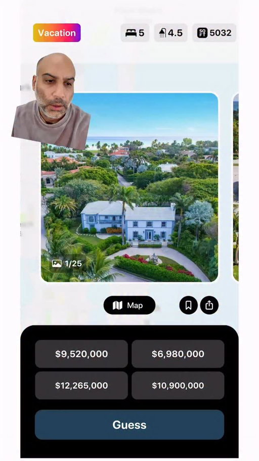Palm Beach vibes, insane balconies, 5 beds, 5,000 sqft… and a $20K double Wolf range just casually sitting there. I said $11M… it’s actually $13M. 🤦‍♀️ Think you can do better? 

Link in bio Go download Househunt and prove it!!!

#HousehuntPartner #PlayHousehunt