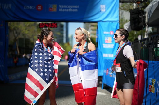 Your BMO Vancouver Marathon champions👸

A historic day for the women of the BMO Vancouver Marathon! From returning veterans to fresh faces on the course, these athletes gave it their all—and rewrote the record books in the process

🥇 Mikky Keetels (NLD) — 2:33:02
🥈 Danya Pidhoresky (CAN) — 2:33:27
🥉 Madison Hibshman (USA) — 2:39:52

bmovanmarathon.ca/results-2026

bmovanmarathon.ca/photos

bmovanmarathon.ca/champions