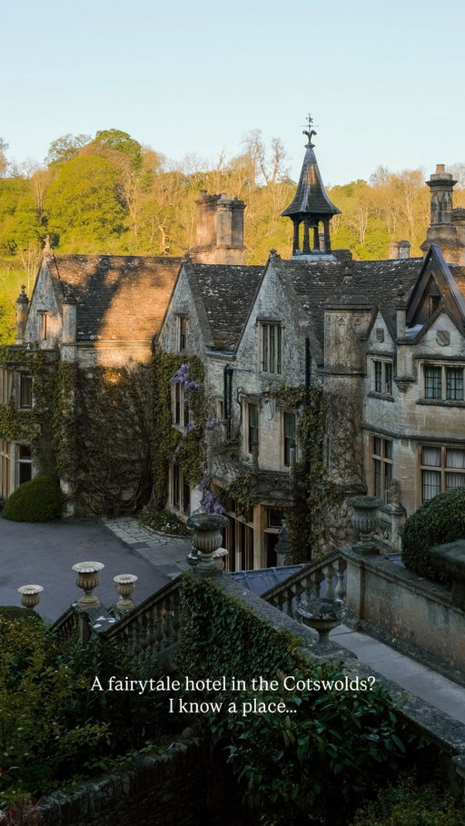 A fairytale hotel in the Cotswolds? I know a place…✨💜🌳🧚‍♀️ @themanor_house 

🥂 You can wake up in a real life fairytale at The Manor House in Castle Combe, a charming village on the edge of the Cotswolds

🪵 I loved returning to this beautiful hotel in spring, just in time for wisteria season! This time I stayed in one of their darling cottages, which are incredibly luxurious but with classic cottage features, including a beautiful fireplace, which made breakfast time here even cosier 

🌿 Nestled in the picturesque village of Castle Combe, this five star hotel offers an idyllic 17th century retreat just a 20 minutes drive or 25 minutes by bus from Chippenham

🍻 For dinner, make sure to visit @thecastleinn_ for a delicious pub dinner as the sun sets over this gorgeous village, a truly magical stay 

ad
@exclusive_uk

•
•
•
#castlecombe #thecotswolds #spring #visitthecotswolds #uktravel places to visit in England, hotel to visit in the Cotswolds, where to stay in the Cotswolds, things to do in England, best places to visit from London