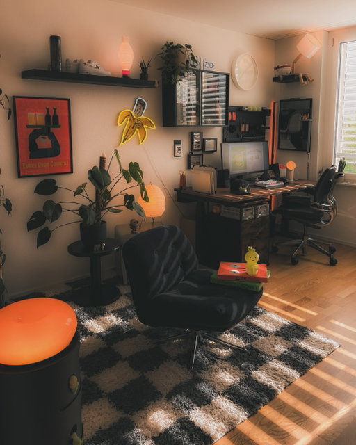 Spotted a few Smiskies around my office today.👀
They tend to show up in the quiet corners.🛋️🪴☕️ 
Still finding new ones.😅☺️

.
.
.

.
.
.
.
.
.

🏷️

#officedetails #workspaceinspo #cozyworkspace #desksetupinspo #homedetails

——

smiski figures, smiski collection, smiski hiding spots, smiski office, collectible figures aesthetic, desk accessories aesthetic, office decor details, hidden details interior, workspace styling ideas, cozy workspace setup, aesthetic desk setup, collectible display ideas, cute desk objects, design objects office, modern workspace decor, office aesthetic inspiration