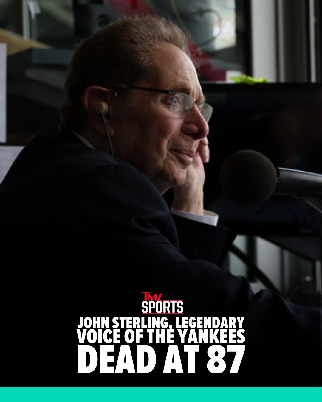 💔💐 John Sterling -- the voice of the New York Yankees for more than three decades -- has passed away at 87 years old.

FULL STORY AT THE LINK IN BIO.