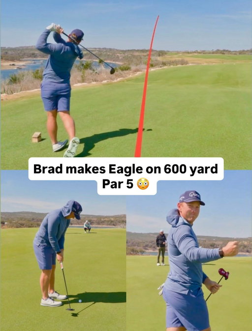 This man can’t be stopped on a 600 yard hole 😳