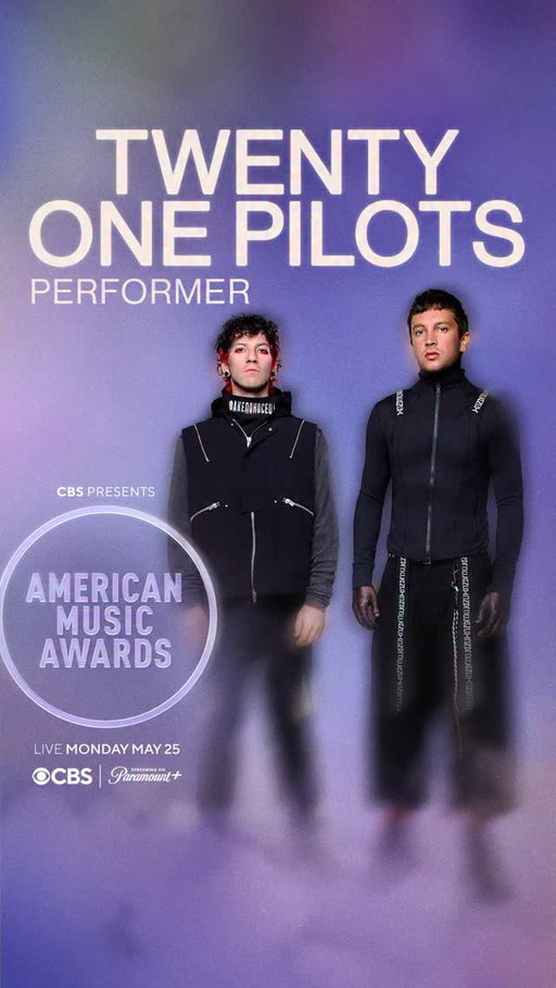 @twentyonepilots is headed to Vegas to perform at the #AMAs 🎸

LIVE from @mgmgrand — Monday, May 25 (Memorial Day) at 8pm ET | 5pm PT on @cbstv and @paramountplus! 

Tickets on sale now! 🎟️🔗 Link in bio.