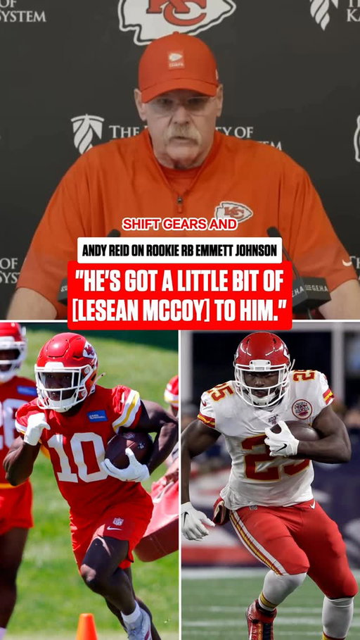 The rookie’s play looks familiar to Andy Reid 👀
