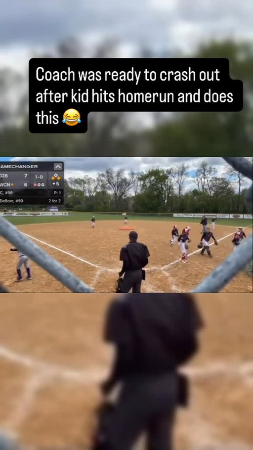 Coach was ready to crash out after kid hits homerun and does this 😂 

#baseball #youthsports #youthbaseball #explore