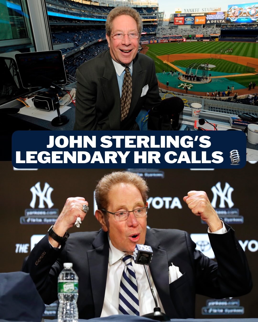 We remember some of John Sterling’s signature home run calls over his legendary career 🐐

Which one was your favorite?