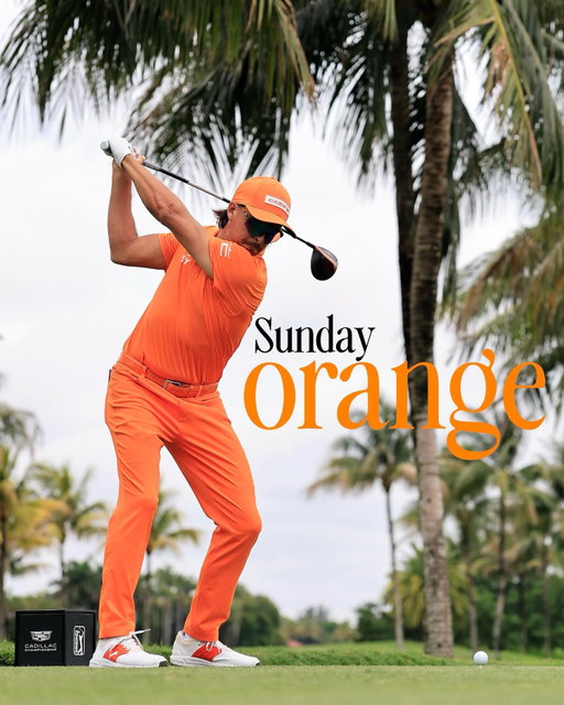 @rickiefowler was Orangemaxxing in Miami 🍊