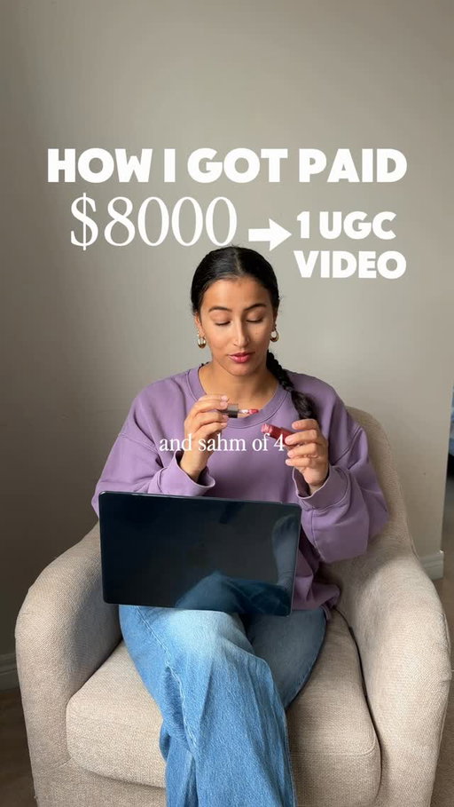 How I got paid $8000 for 1 UGC video 📲

This is for educational purposes and to show you the possibilities with UGC. Not all brand deals are created the same‼️

Also important to note that this was a large brand and the agency represents mainly influencers (so I shot for the stars with my rate) 😊

ANDDDD I was 2 years into my UGC journey when I landed this deal and had analytics to back it up!

If you want to start UGC as a complete beginner, comment START and I’ll send you my free guide to get started ✨

#ugc #ugccommunity #ugccreator ugc mom, ugc creator