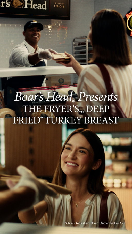 A backyard tradition inspired by the taste of fried turkey - something new is at your deli counter. The Fryer's™ Deep Fried* Turkey Breast has officially arrived.

*Oven Roasted then Browned in Oil