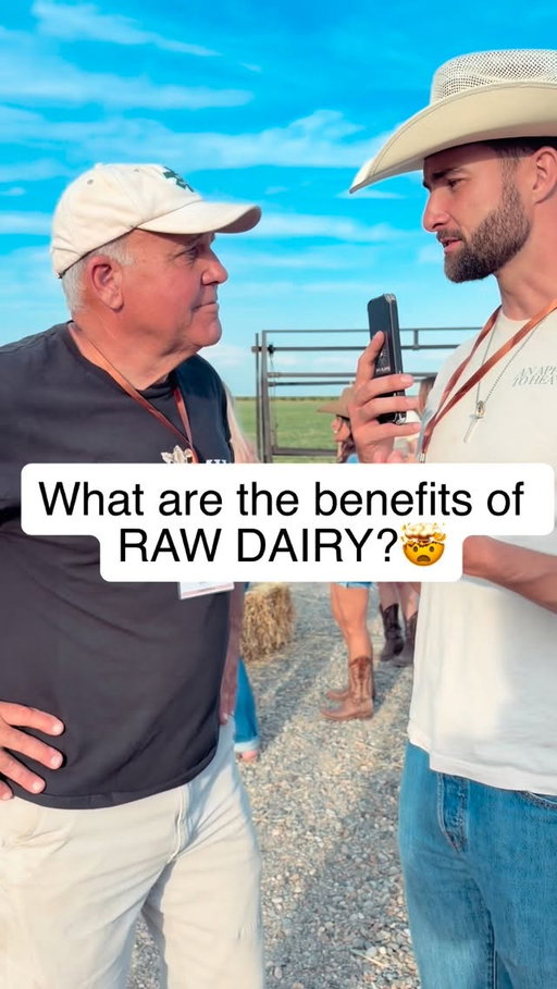 Raw Dairy gives your body what it needs to start healing itself. A land flowing with Milk & Honey is what the Lord intended