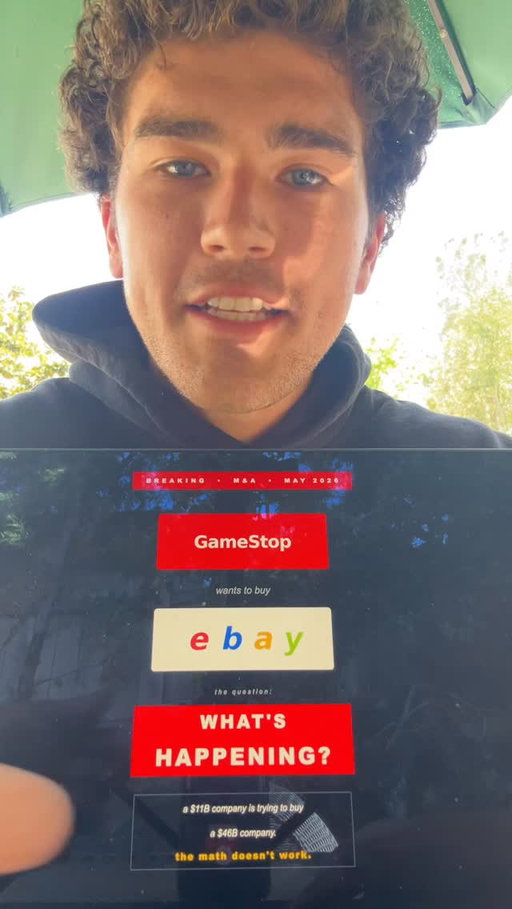 GameStop is trying to buy eBay….