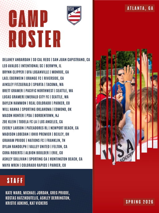 18 players. One historic roster.

The first-ever USA Deaf Soccer Youth Development Camp roster is officially here. These athletes represent clubs and communities from coast to coast, and they have all earned their place.

This is the pathway. This is the beginning.

See the full roster and give these athletes some love in the comments.

Atlanta. May 21-23. History incoming.

Mark your calendar for May 18. Something big is coming.

#USADeafSoccer #DeafSoccer #YouthDevelopment #DeafAthletes #FirstEver #DeafYouthSoccer