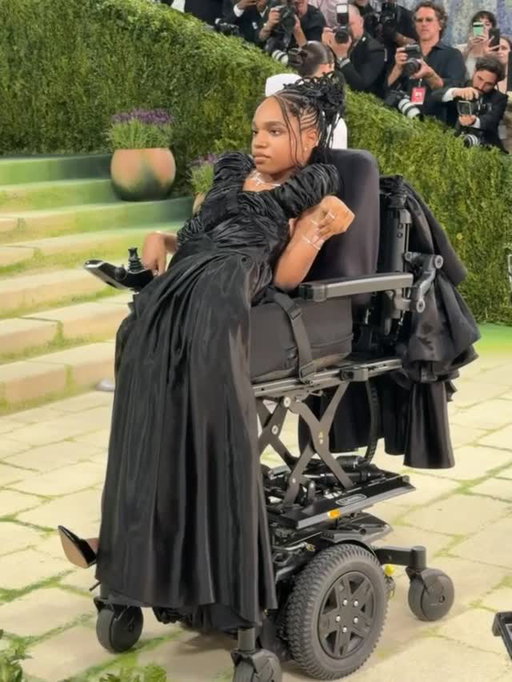 Baby, she made it! @AarianaPhilip has arrived at the 2026 #MetGala in @collinastrada. At the link in our bio, hear from Philip on modeling for Vogue's May issue, posing as a model for the Costume Exhibit, and the whirlwind experience that is Met Gala prep. Photographer: Ryan Petrus