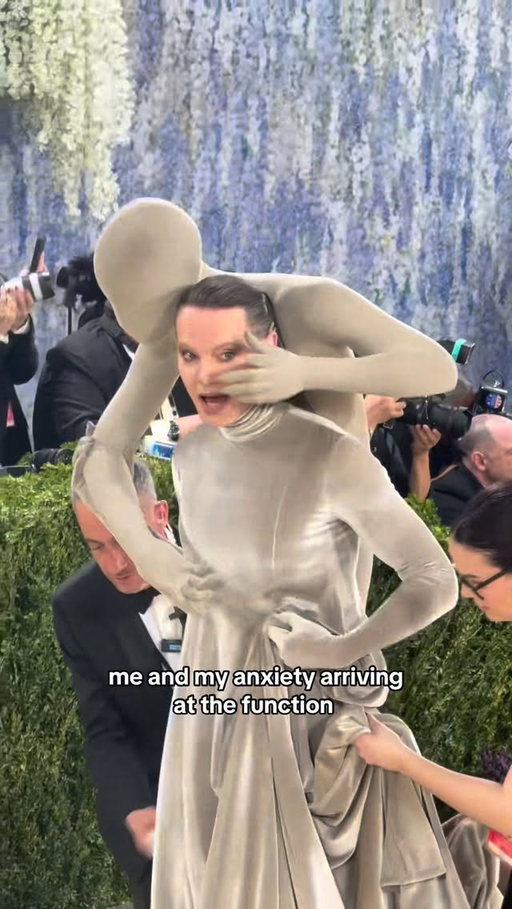 Feeling really seen by #JordanRoth’s look at the #MetGala. 

Video: @graciefarquhar/Bustle