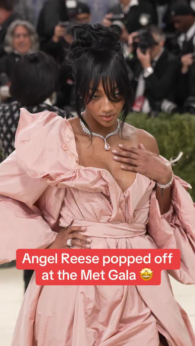 Atlanta star Angel Reese at the Met Gala red carpet 🔥