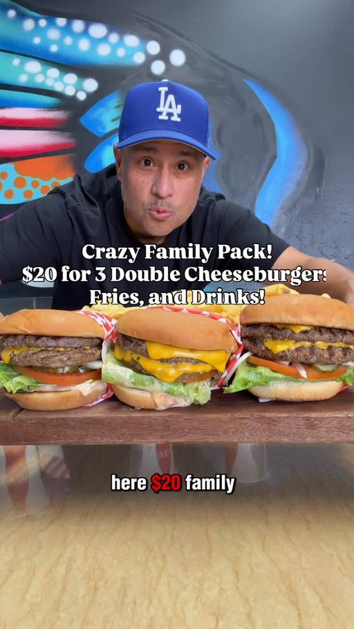Crazy Deals @bigesteriyaki $20 For 3 Double Cheeseburgers, 3 Fries, 3 Drinks !! This Deal is every Tuesday , Thursday, and Saturday! $25 Teriyaki Chicken Plates + $3 for Chicken + Beef Combo! Add Avocado only $1. and that Deal is Daily! 

I’ve been coming here for years, lover their teriyaki and always have had these amazing deals! 

Go Check them out! @bigesteriyaki