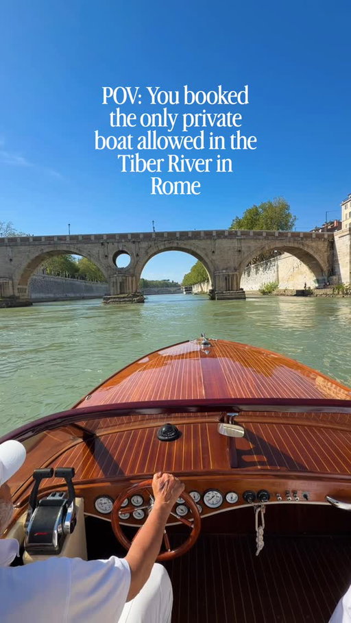 The Eternal City, seen from its most elegant angle. ✨

Aboard a private luxury cruise along the Tiber, arranged seamlessly through @anantarapalazzonaiadi, Rome revealed itself in the most cinematic way: historic bridges overhead, palazzos glowing in the golden light, and that effortless Italian glamour drifting all around us.

An unforgettable way to experience la dolce vita, with the city unfolding slowly, beautifully, and entirely from the water. 🇮🇹🛥️

#Rome #LuxuryTravel #italy #classicyacht TiberRiver RomeItaly LaDolceVita ItalianEscape LuxuryHotel PrivateCruise #luxurylifestyle VisitRome @anantara_hotels
