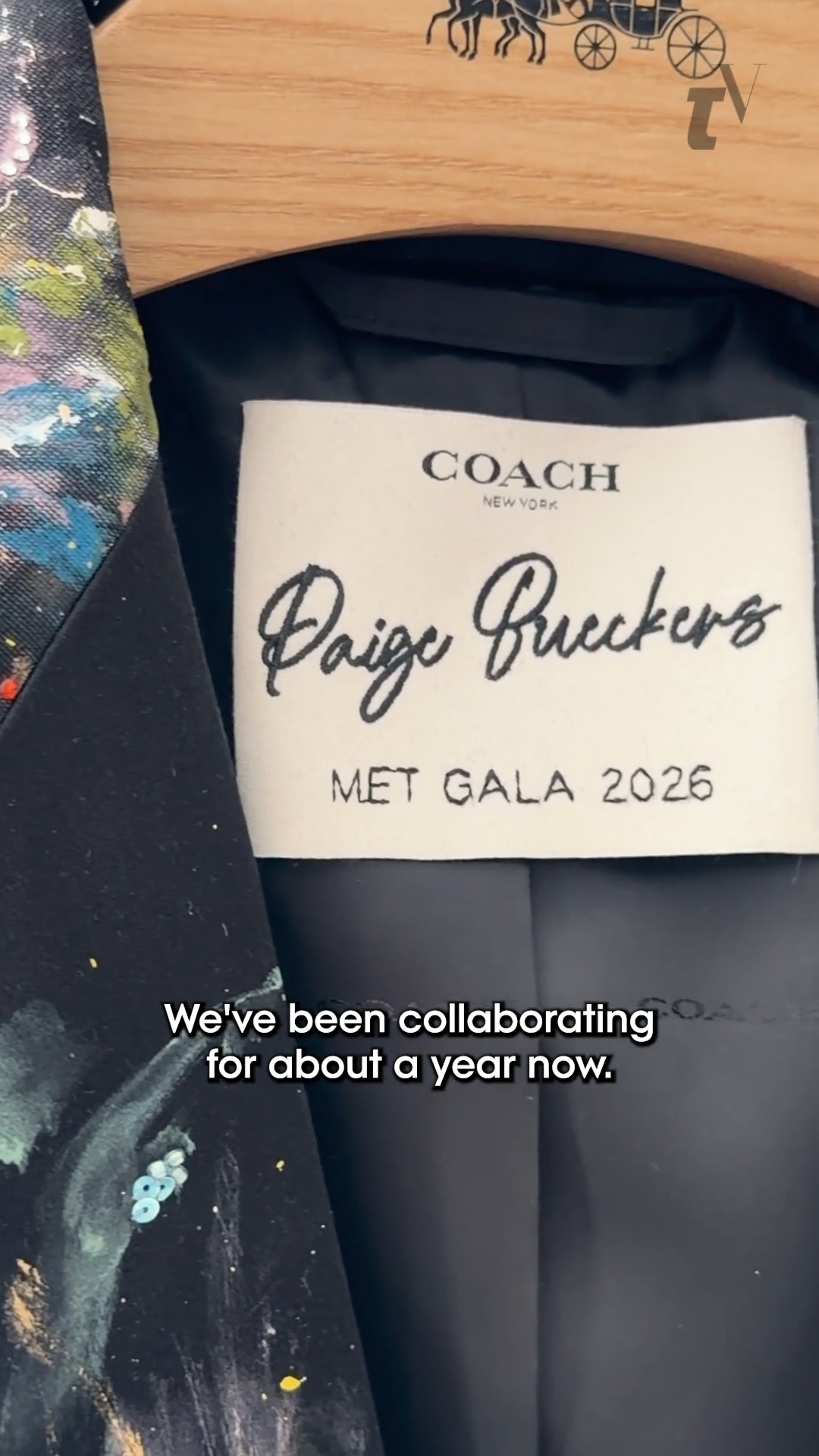 Begging to see Paige in the famous bathroom selfie!!! Dallas Wings player Paige Bueckers (@paigebueckers) bring us along with her as she gets ready for her first #MetGala appearance, featuring a paint-splattered @coach look.