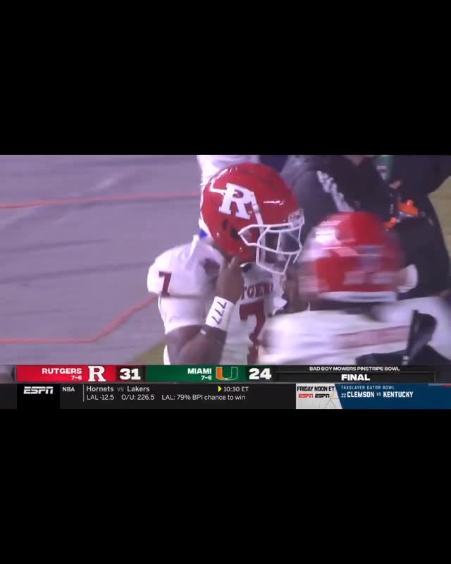 Forever etched in Rutgers lore.

In loving memory of our great friend John Sterling ❤️