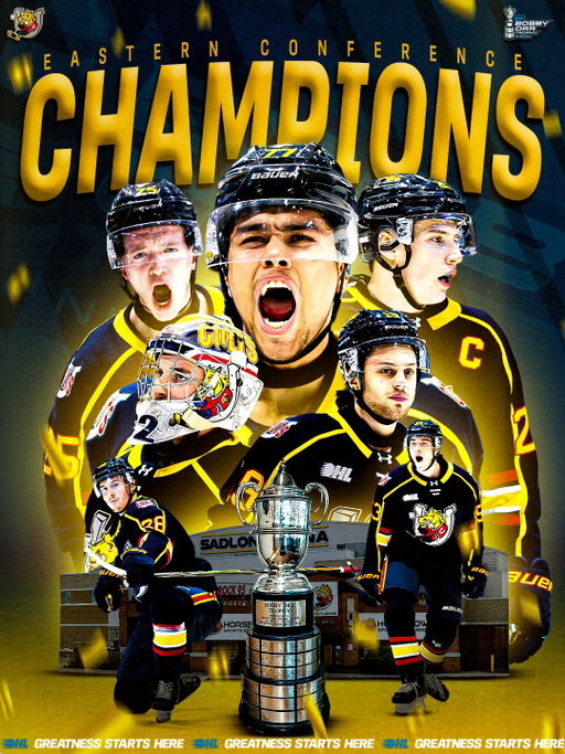 The @barriecoltshockeyohl are Eastern Conference Champions!

#OHLPlayoffs | #BFDvsBAR