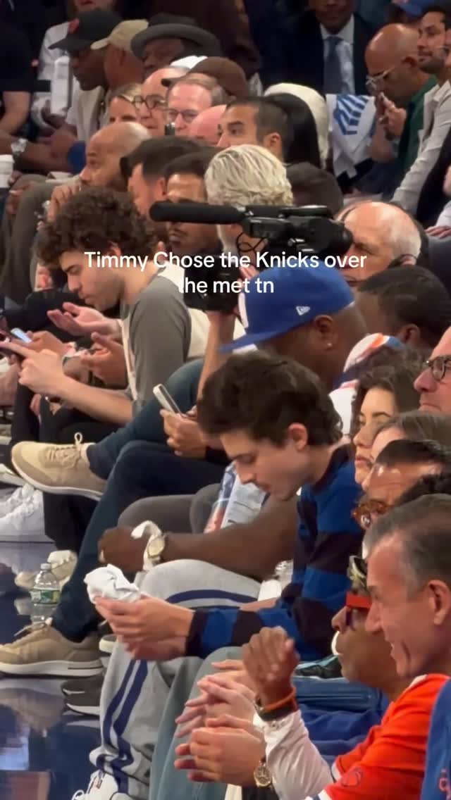 Timothée Chalamet was always picking The Knicks over the Met Gala