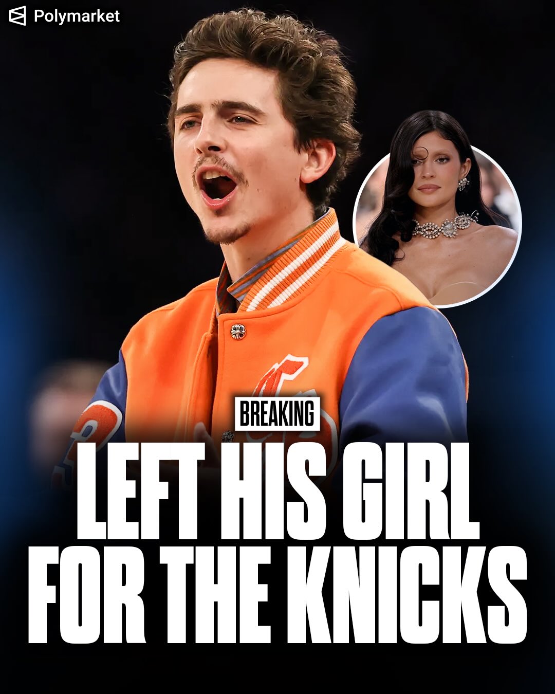 Timothée Chalamet skipped hanging with Kylie Jenner at the Met Gala to watch the Knicks