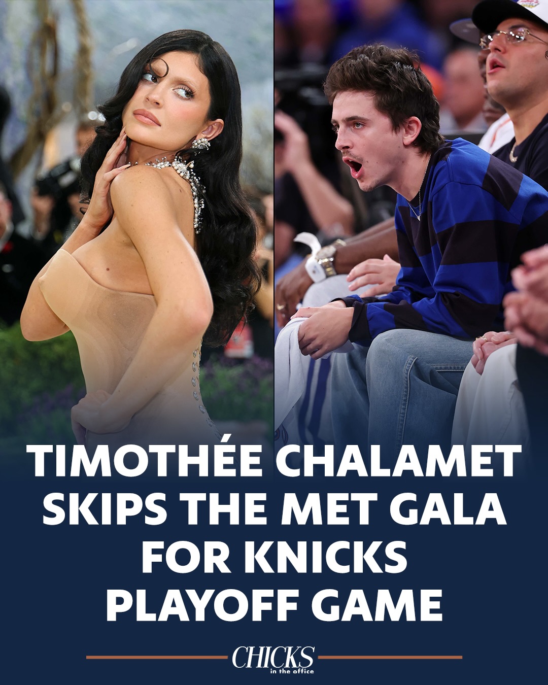 Kylie Jenner & Timothée Chalamet had all of New York City covered tonight
