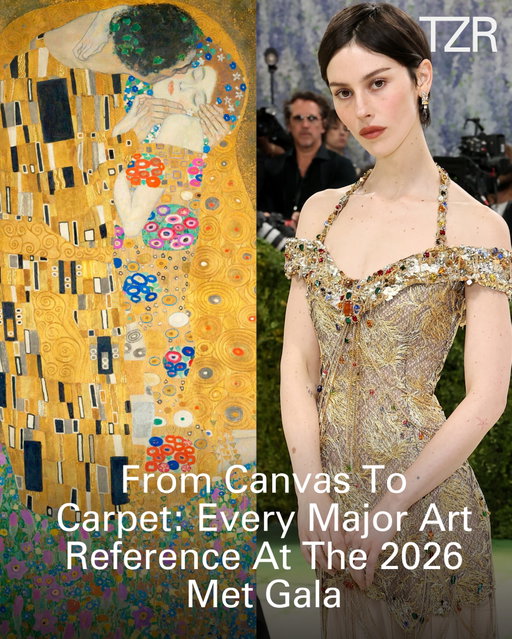 Life imitates art on the #MetGala steps. Tonight, the assignment was clear: high-fashion meets art history. From Klimt to Carrington, swipe to see every reference we spotted.

📷: Getty, Shutterstock