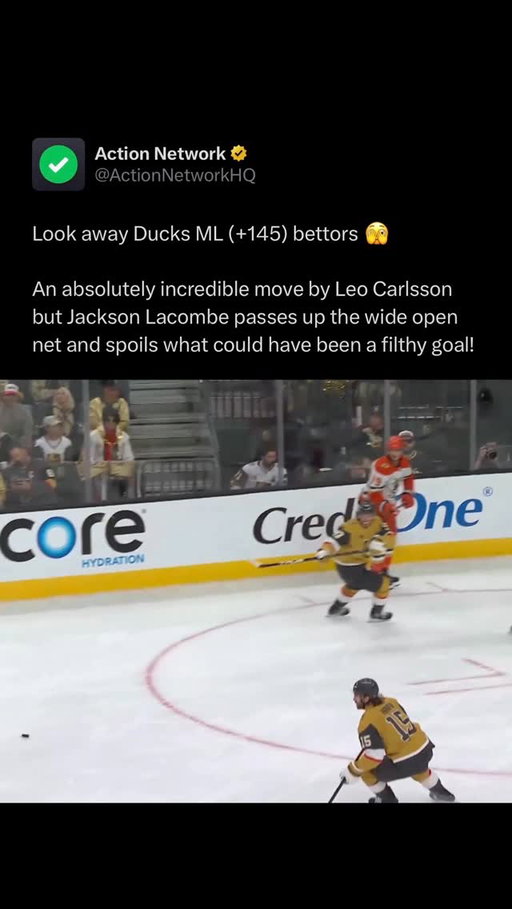 Lights too bright moment! 😵

#betting #sportsbetting #actionnetwork #nhlplayoffs #anaheimducks