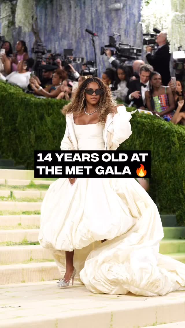The youngest in charge 🔥 

Blue Ivy Carter made a surprise appearance at the Met Gala despite the event’s typical 18-and-over age limit