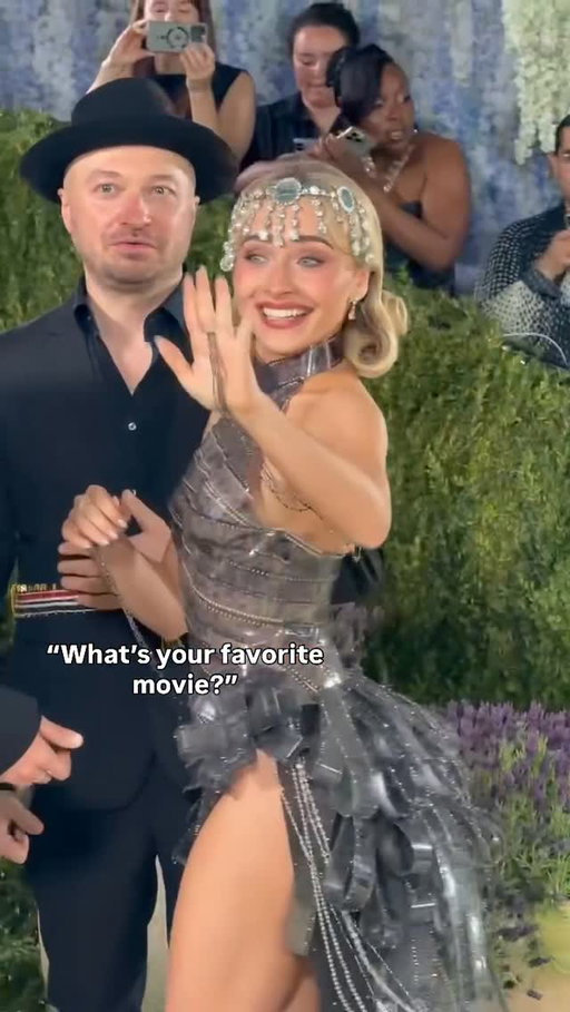 @sabrinacarpenter’s favorite movie is #Shrek 2 as revealed at the 2026 #MetGala.