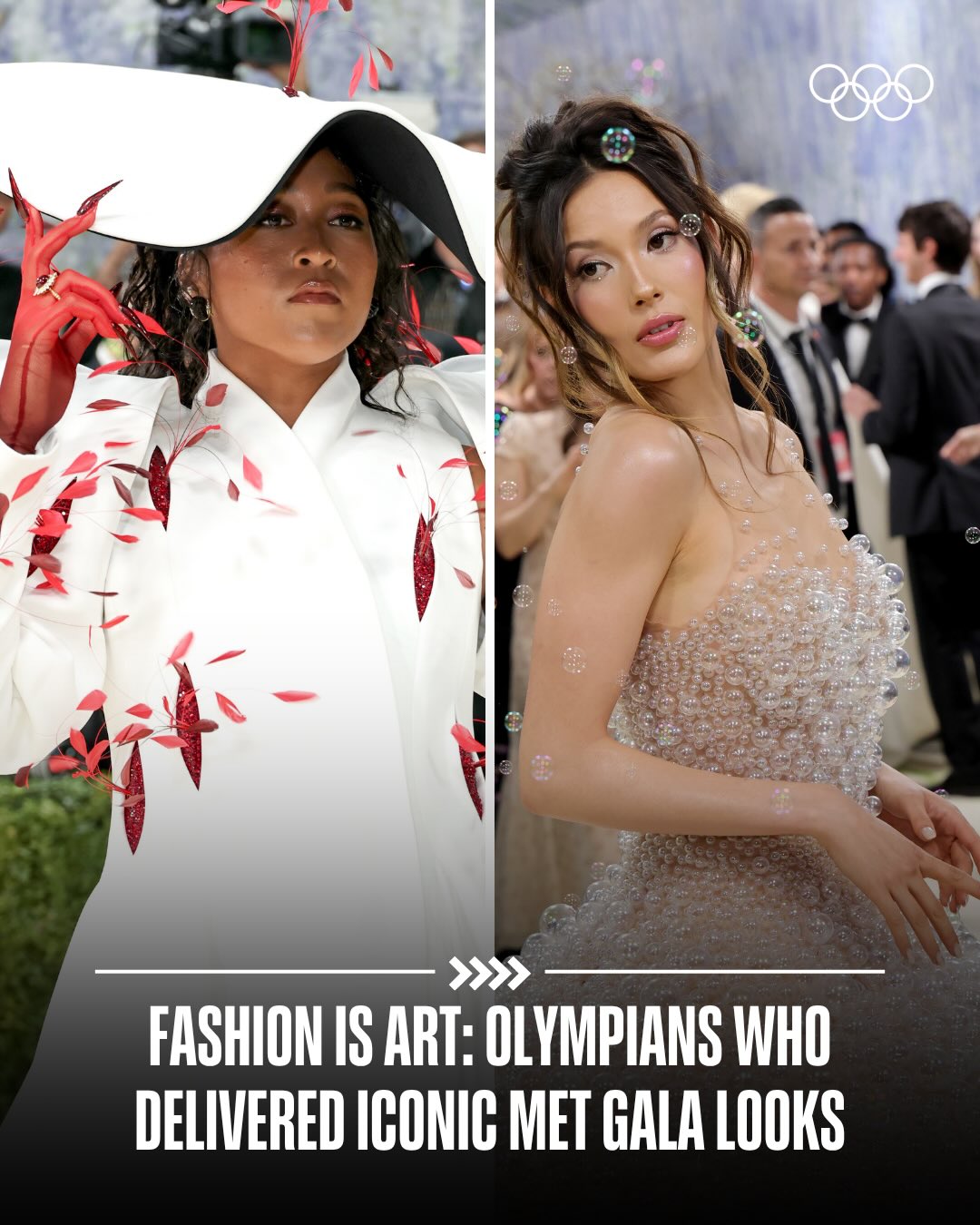 Swipe → for gold medal style. 🥇

These Olympians didn’t just show up… they turned the Met Gala into their runway.

Hit the link in bio for more info!

#Olympics #metgala