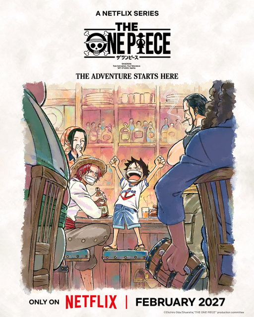 Where it all began: East Blue.

Produced by WIT STUDIO, THE ONE PIECE sets sail in February 2027. All 7 episodes dropping at once, only on Netflix.